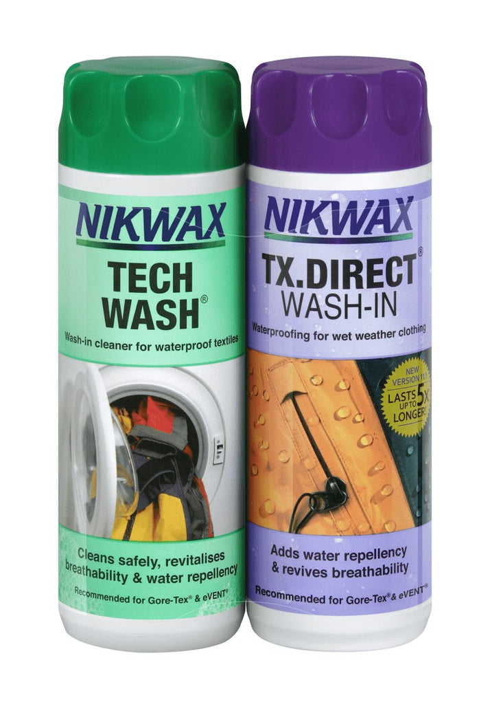 AT019 Nikwax Cleaning And Waterproofing Pack - 300ml - Arbortec US