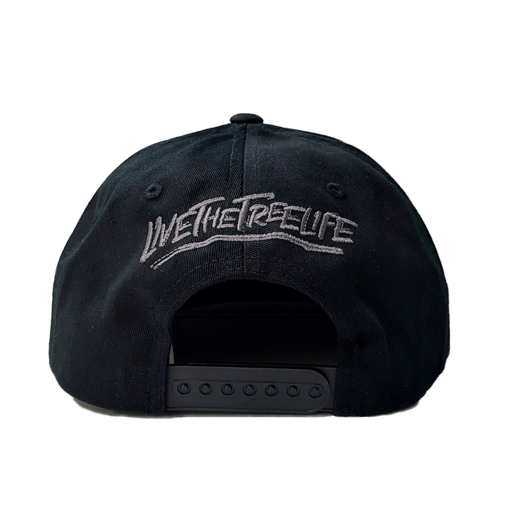 AT051 - Baseball Cap Classic Shape Front Icon - Black/Grey - Arbortec US