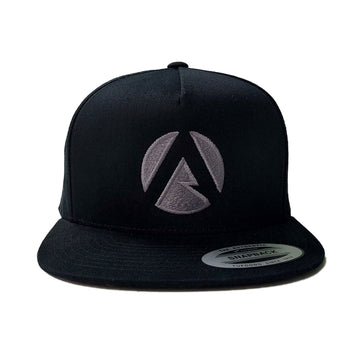 AT051 - Baseball Cap Classic Shape Front Icon - Black/Grey - Arbortec US