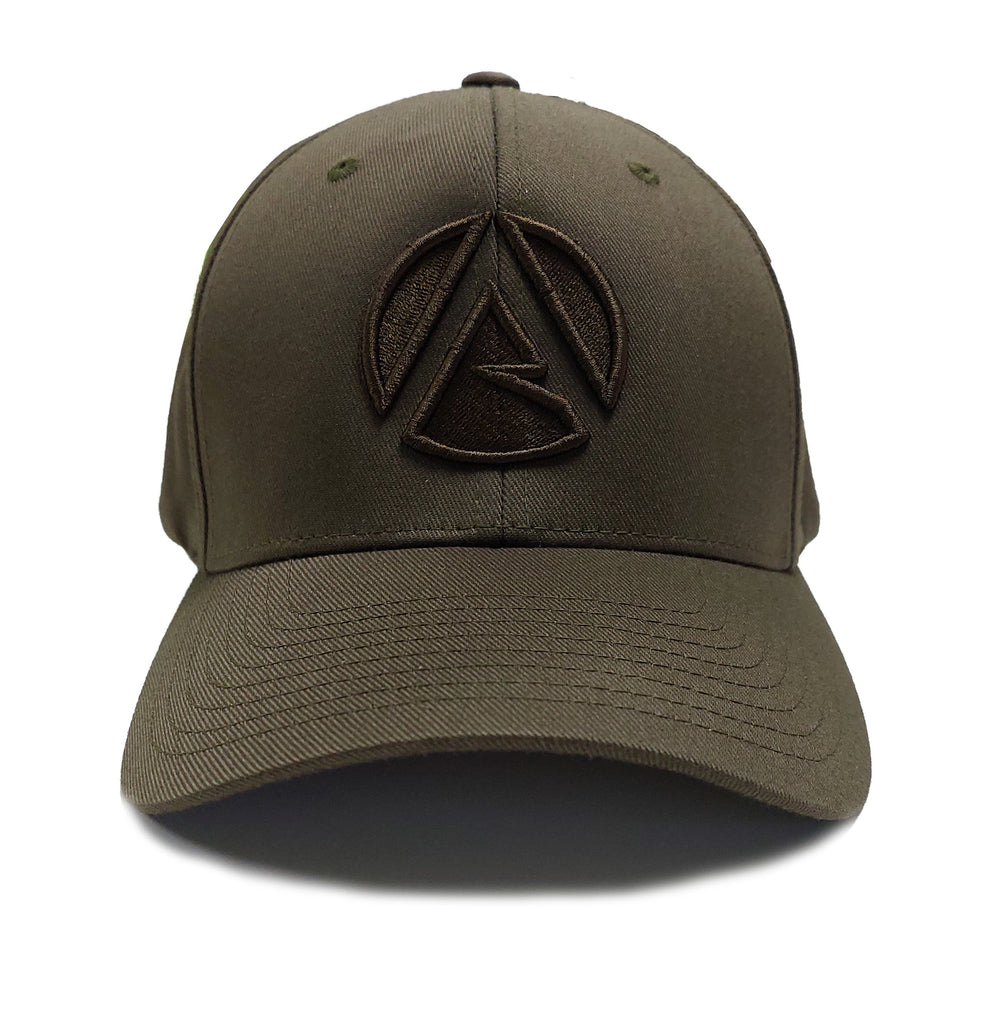 AT052 - Baseball Cap Curved Peak Front Icon - Olive - Arbortec US