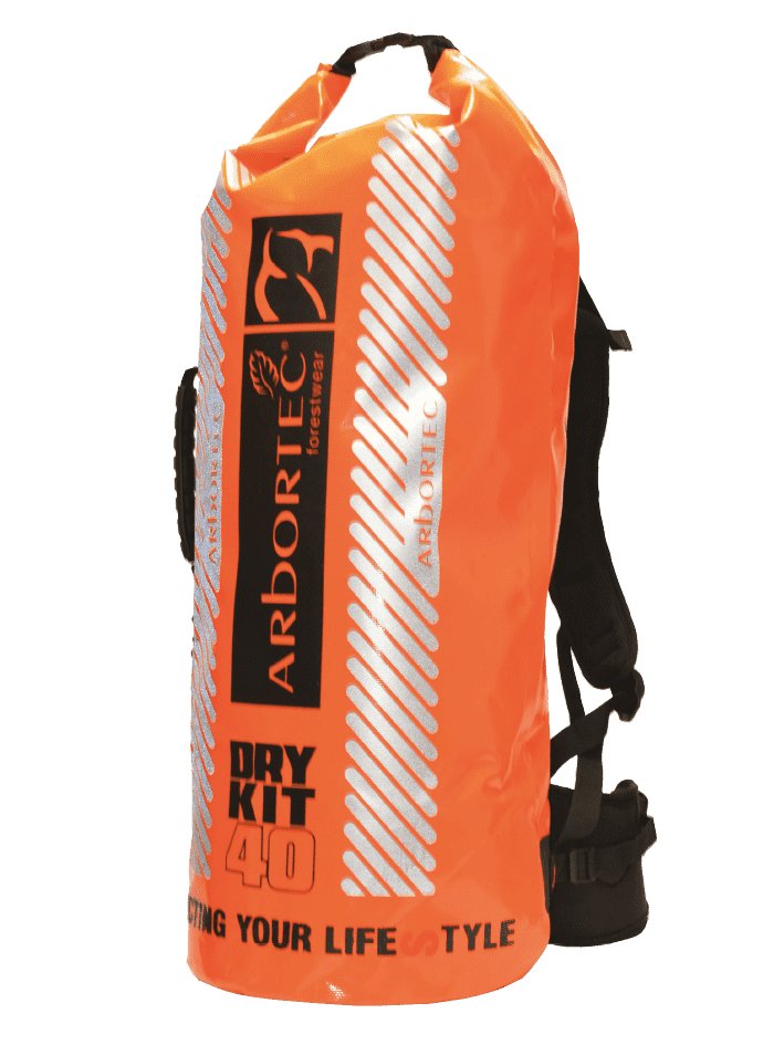 AT102-40 Viper DryKit Tube Back Pack HV Orange - 40 Litre - Arbortec US