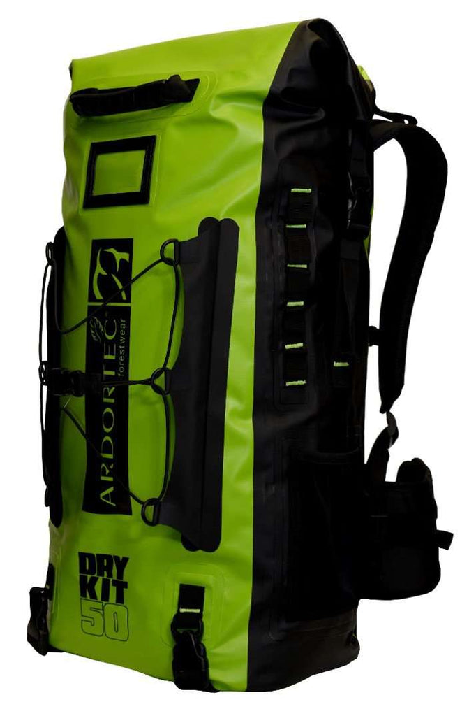 AT104-50 Python DryKit Rucksack Lime/Black - 50 litre - Arbortec US