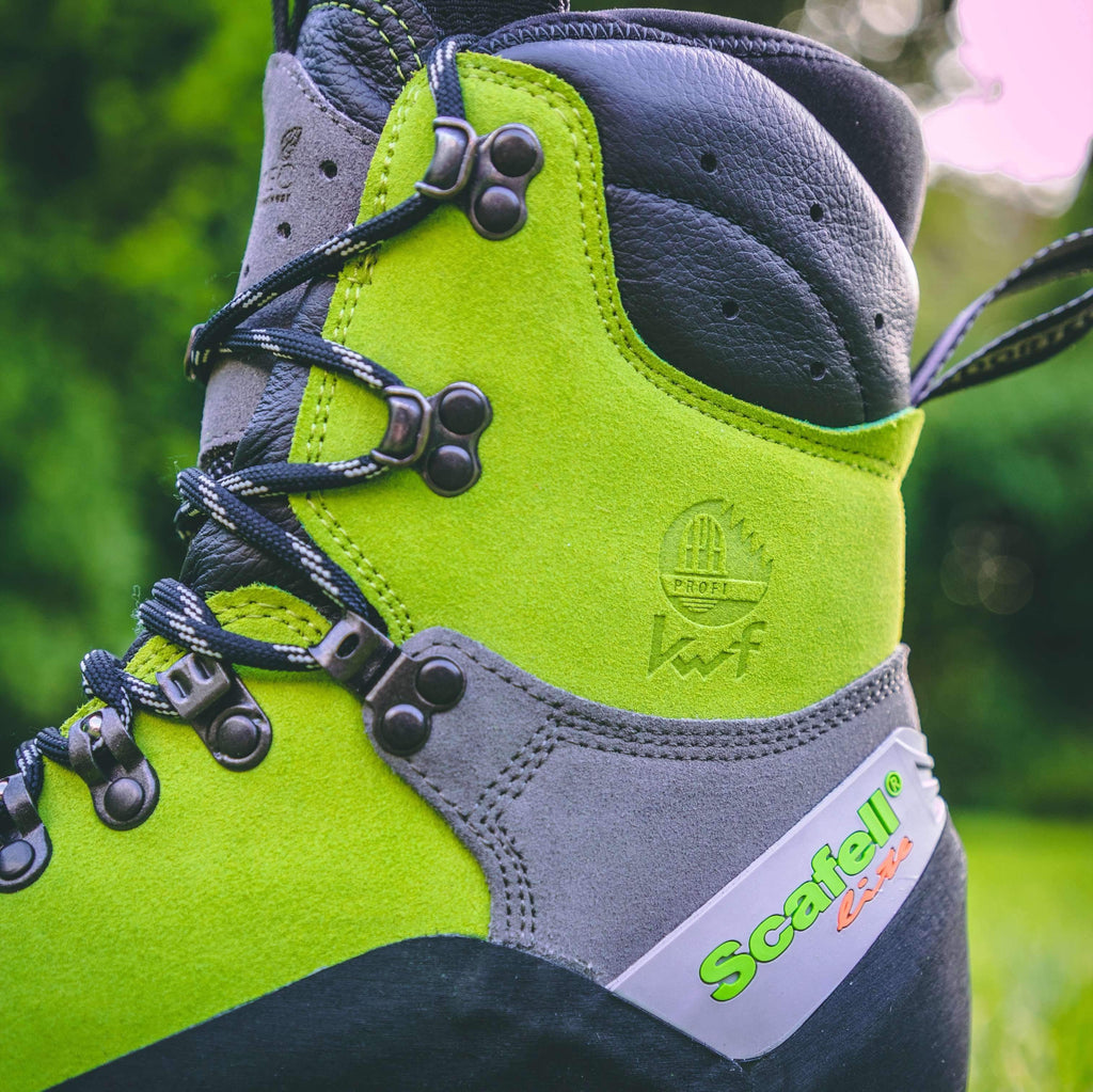 AT33000 - Scafell Lite Class 2 Chainsaw Protection Boot - Lime - Arbortec US