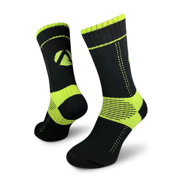 AT3818 Lo Sock Xpert - Black/Lime - Arbortec US