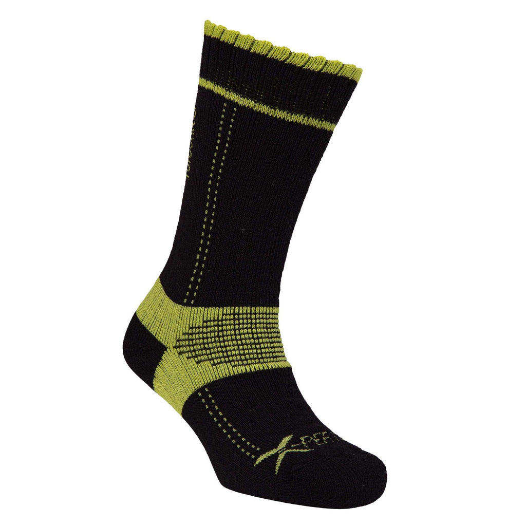 AT3819 Xpert Lo Sock - Black / Lime - Arbortec US