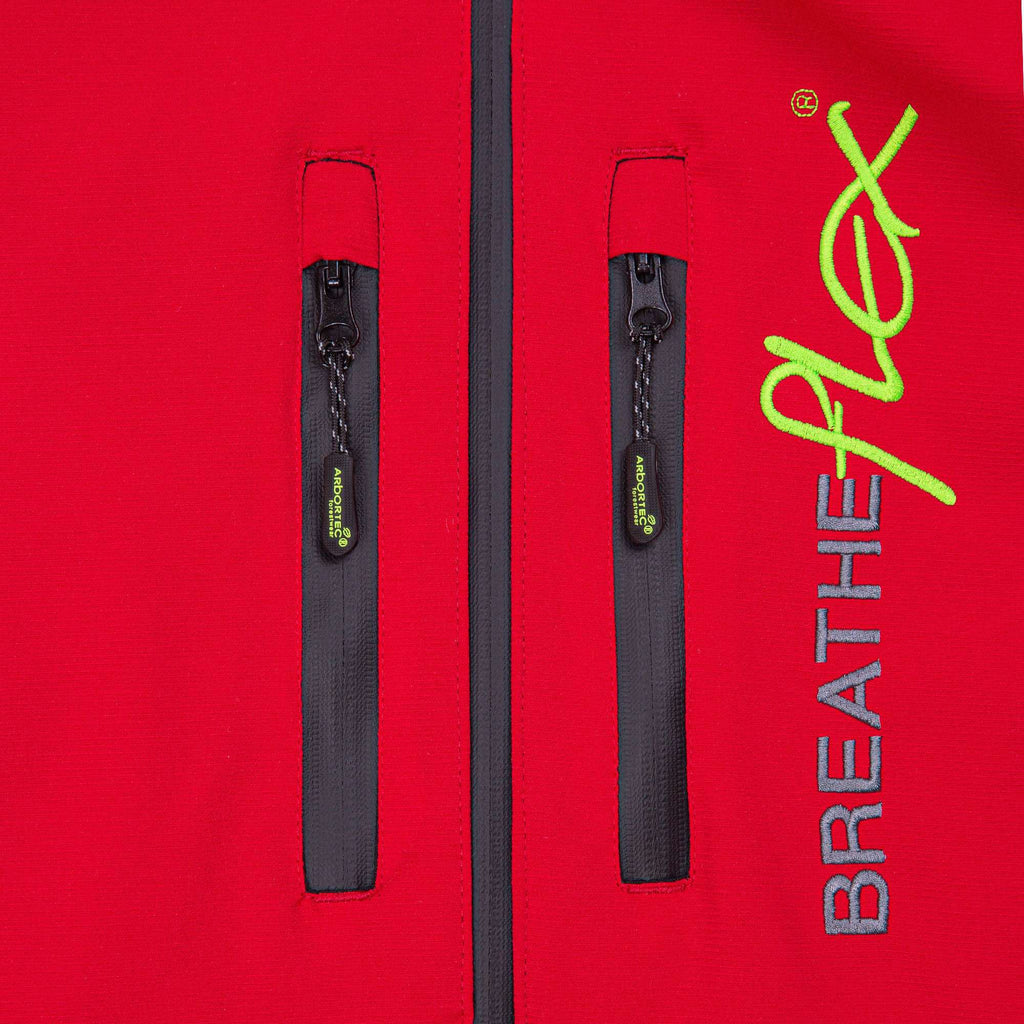 AT4000 Breatheflex Performance Work Jacket - Red - Arbortec US