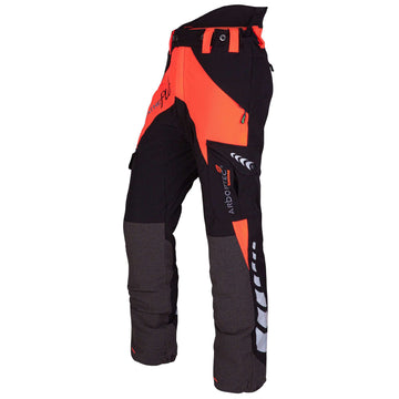 AT4010 Breatheflex Chainsaw Pants Design A Class 1 - Orange - Arbortec US