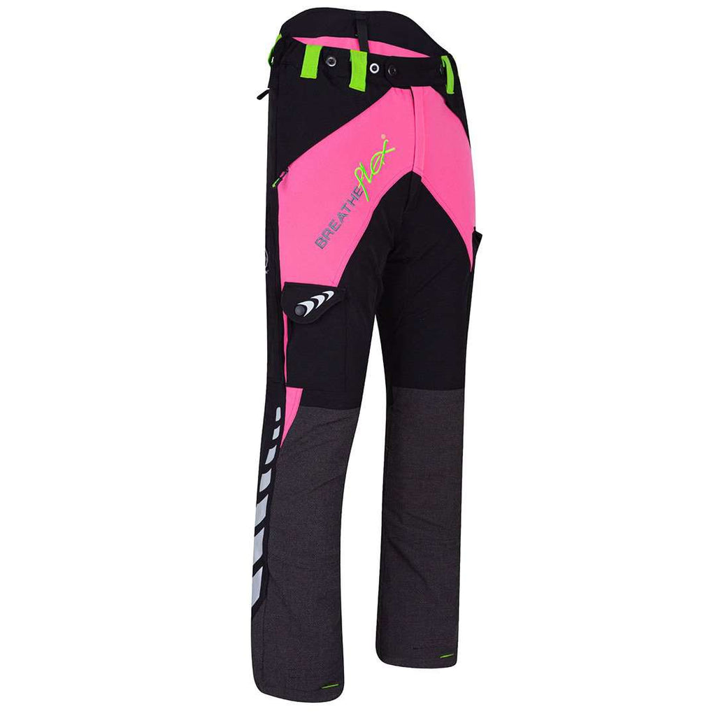 AT4010 Breatheflex Chainsaw Pants Design A Class 1 - Pink - Arbortec US