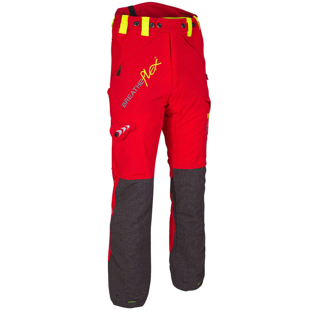 AT4010 Breatheflex Chainsaw Pants Design A Class 1 - Red - Arbortec US