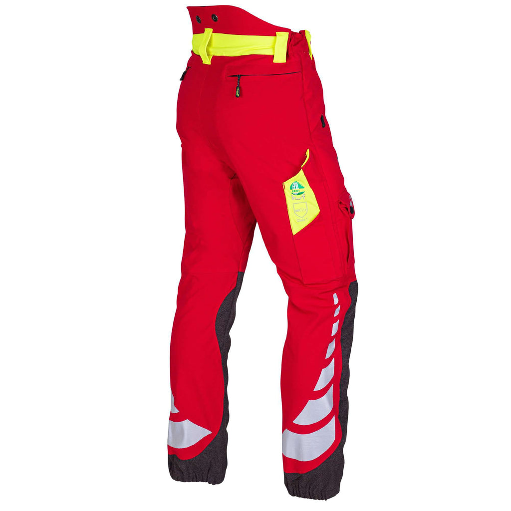 AT4010 Breatheflex Chainsaw Pants Design A Class 1 - Red - Arbortec US