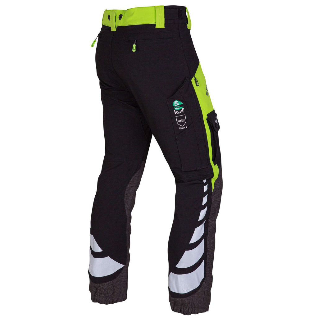 AT4010(F) Breatheflex Chainsaw Pants Female Design A Class 1 - Lime - Arbortec US