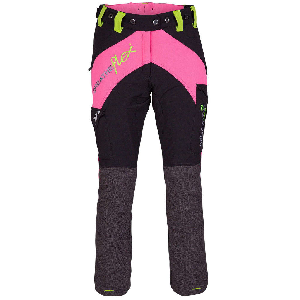 AT4010(F) Breatheflex Chainsaw Pants Female Design A Class 1 - Pink - Arbortec US