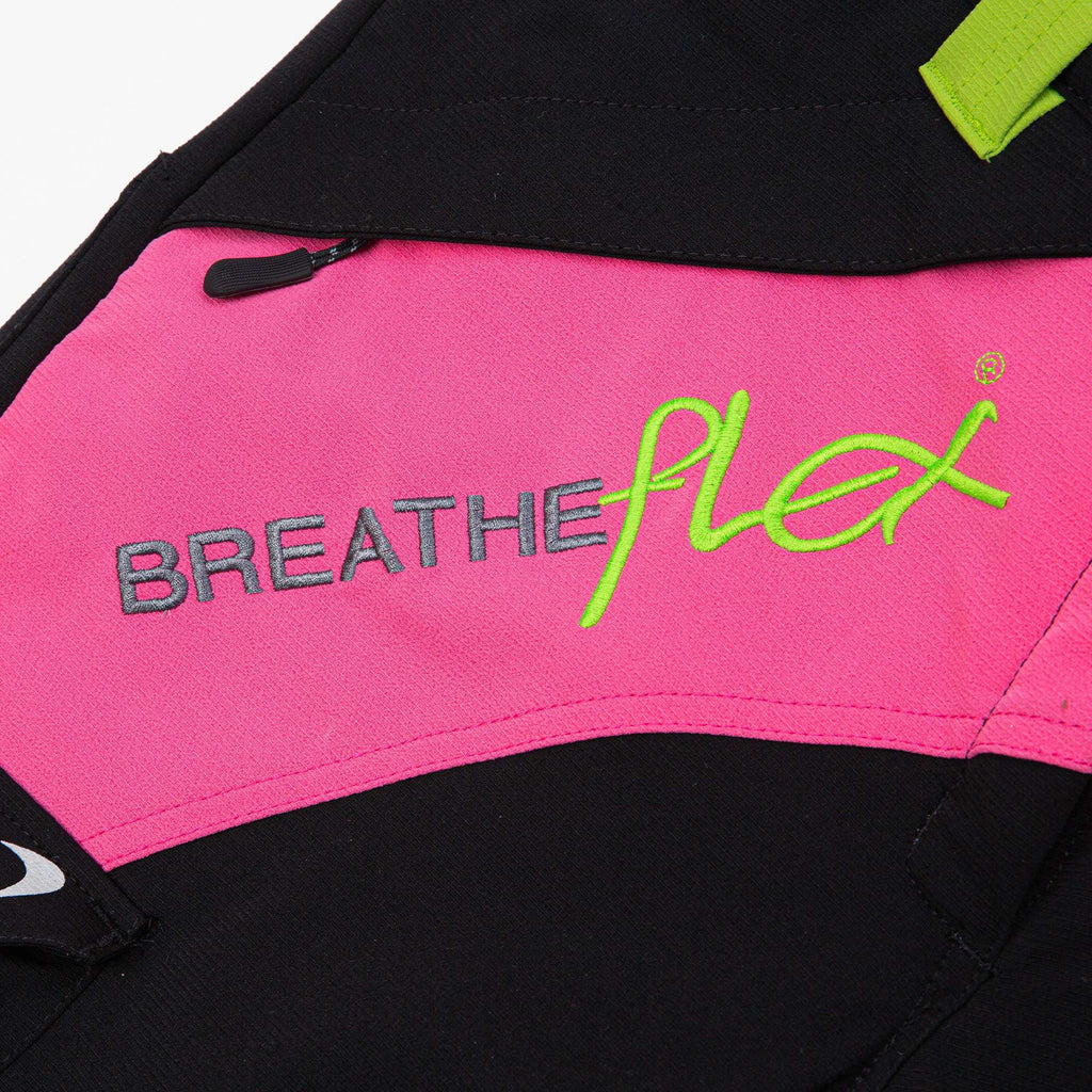 AT4010(F) Breatheflex Chainsaw Pants Female Design A Class 1 - Pink - Arbortec US