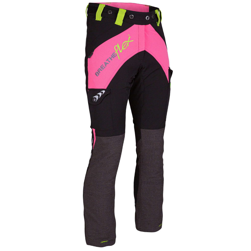 AT4010(F) Breatheflex Chainsaw Pants Female Design A Class 1 - Pink - Arbortec US