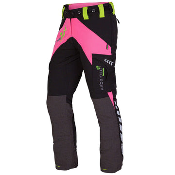 AT4010(F) Breatheflex Chainsaw Pants Female Design A Class 1 - Pink - Arbortec US