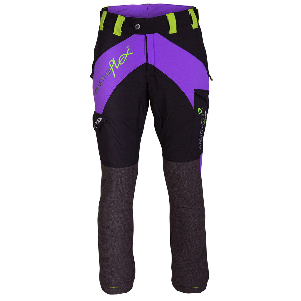 AT4010(F) Breatheflex Chainsaw Pants Female Design A Class 1 - Purple - Arbortec US