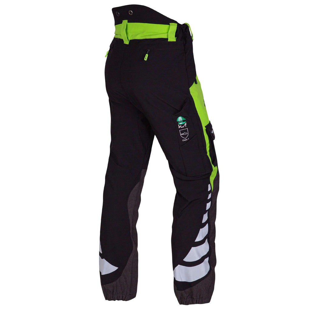 AT4015 Breatheflex Chainsaw Pants Design A Plus Class 1 - Lime - Arbortec US