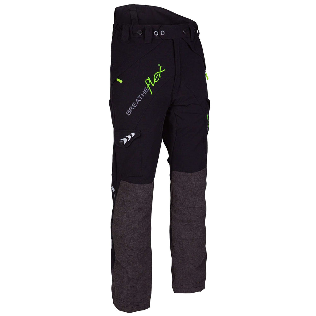 AT4050 Breatheflex Chainsaw Pants Design C Class 1 - Black - Arbortec US