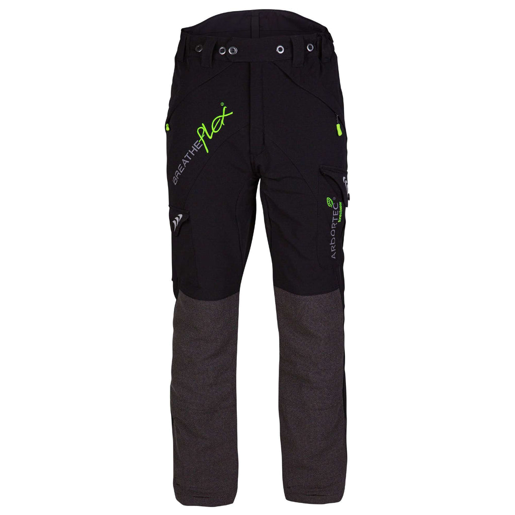 AT4050 Breatheflex Chainsaw Pants Design C Class 1 - Black - Arbortec US