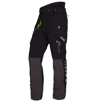 AT4050 Breatheflex Chainsaw Pants Design C Class 1 - Black - Arbortec US