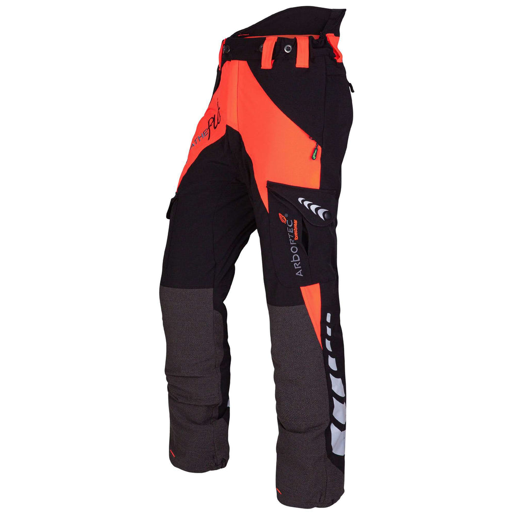 AT4050 Breatheflex Chainsaw Pants Design C Class 1 - Orange - Arbortec US