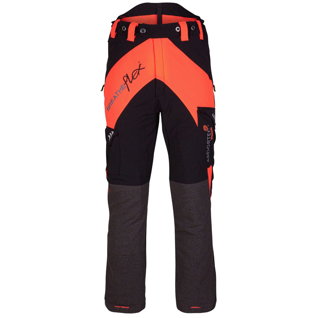AT4050 Breatheflex Chainsaw Pants Design C Class 1 - Orange - Arbortec US