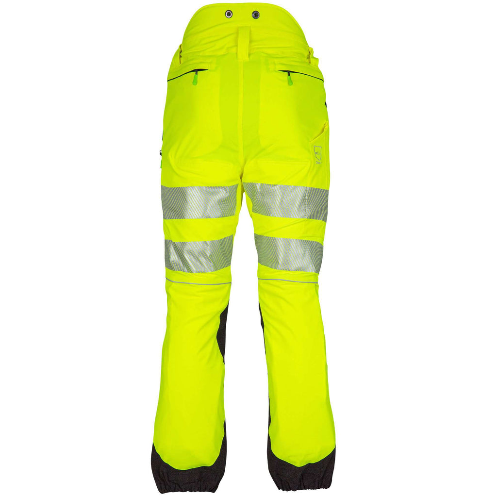 AT4050 Breatheflex Design Chainsaw Pants C Class 1 - Hi-Viz Yellow/Kevlar - Arbortec US