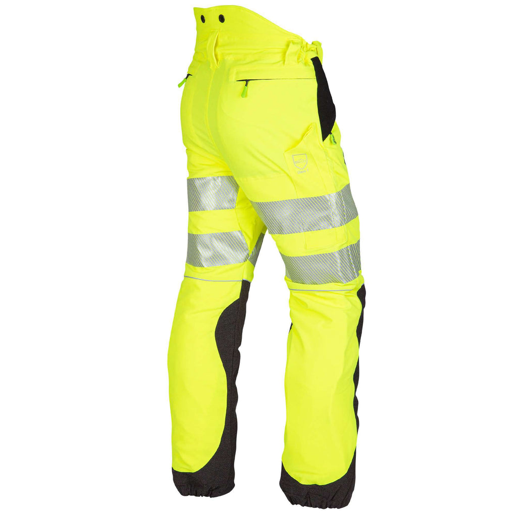 AT4050 Breatheflex Design Chainsaw Pants C Class 1 - Hi-Viz Yellow/Kevlar - Arbortec US