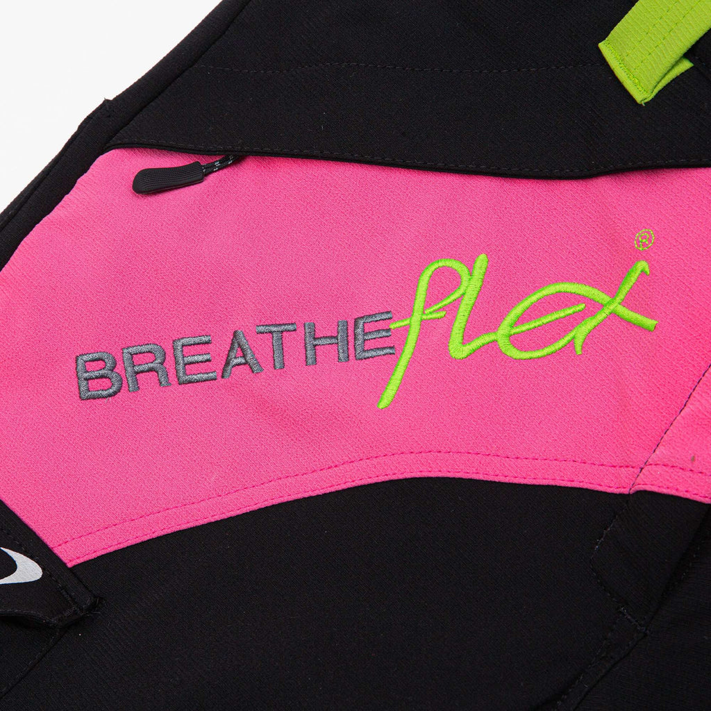 AT4050(F) Breatheflex Chainsaw Pants Female Design C Class 1 - Pink - Arbortec US