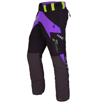 AT4050(F) Breatheflex Chainsaw Pants Female Design C Class 1 - Purple - Arbortec US