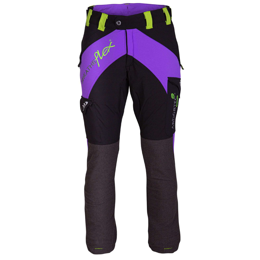 AT4050(F) Breatheflex Chainsaw Pants Female Design C Class 1 - Purple - Arbortec US