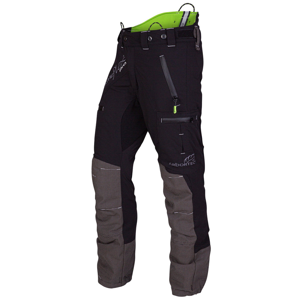 AT4060 Breatheflex Pro Chainsaw Pants Design A Class 1 - Black - Arbortec US