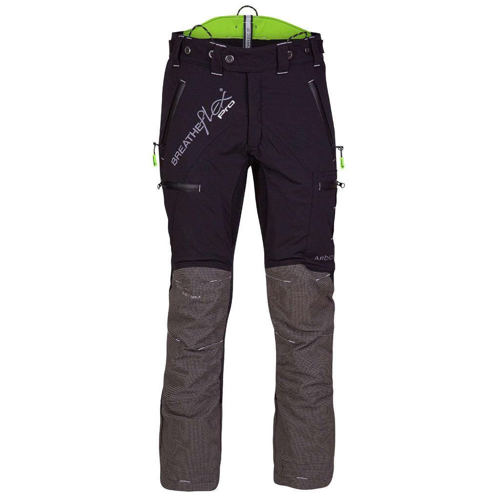 AT4060 Breatheflex Pro Chainsaw Pants Design A Class 1 - Black - Arbortec US