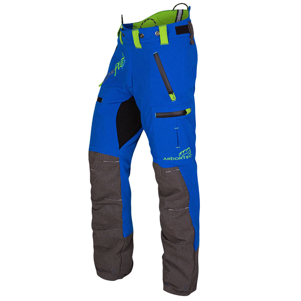 AT4060 Breatheflex Pro Chainsaw Pants Design A Class 1 - Blue - Arbortec US