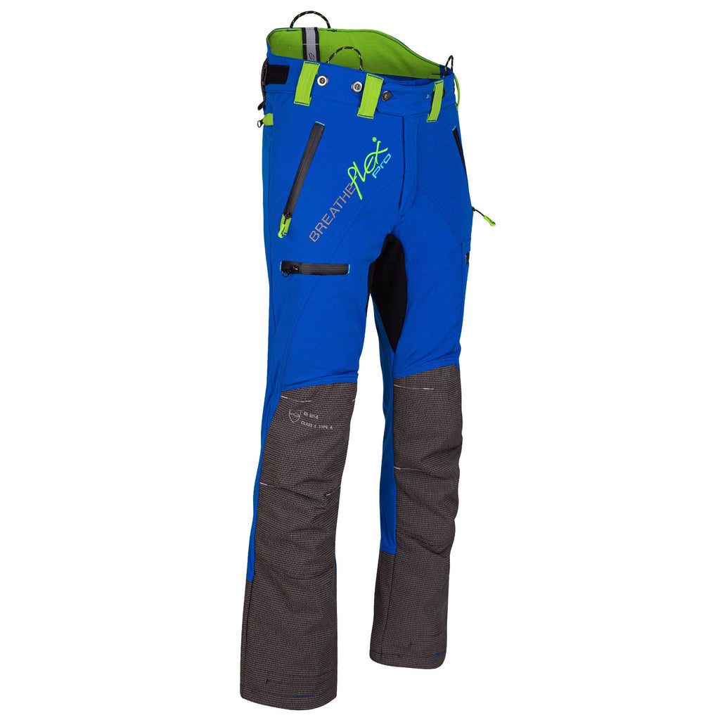 AT4060 Breatheflex Pro Chainsaw Pants Design A Class 1 - Blue - Arbortec US