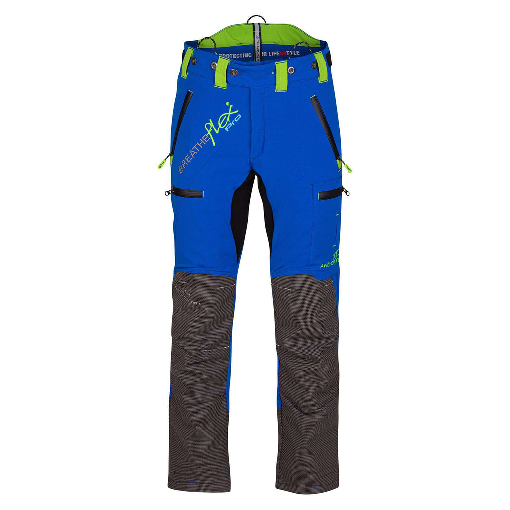 AT4060 Breatheflex Pro Chainsaw Pants Design A Class 1 - Blue - Arbortec US