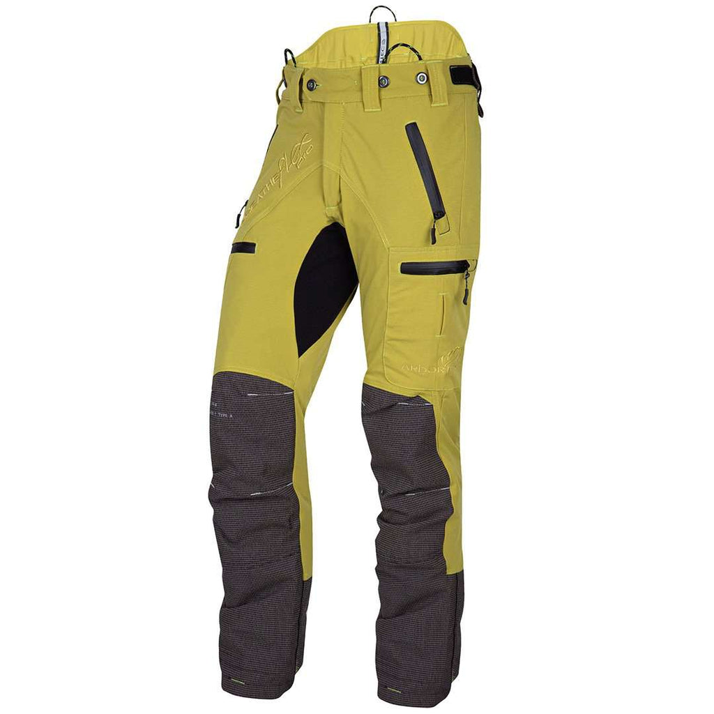 AT4060 Breatheflex Pro Chainsaw Pants Design A Class 1 - Citrine - Arbortec US