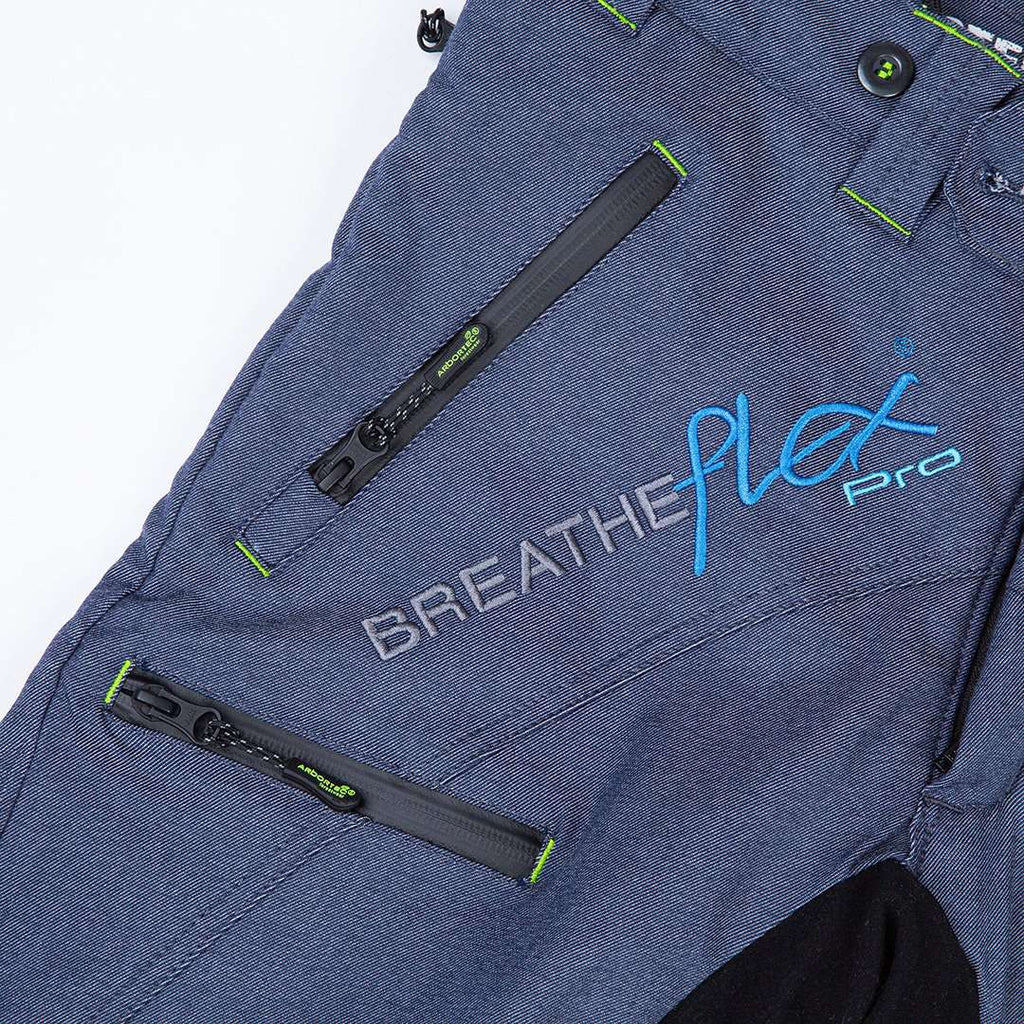 AT4060 Breatheflex Pro Chainsaw Pants Design A Class 1 - Denim Blue Legacy - Arbortec US