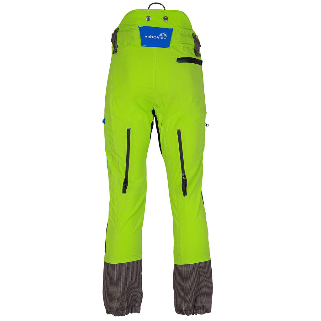 AT4060 Breatheflex Pro Chainsaw Pants Design A Class 1 - Lime - Arbortec US