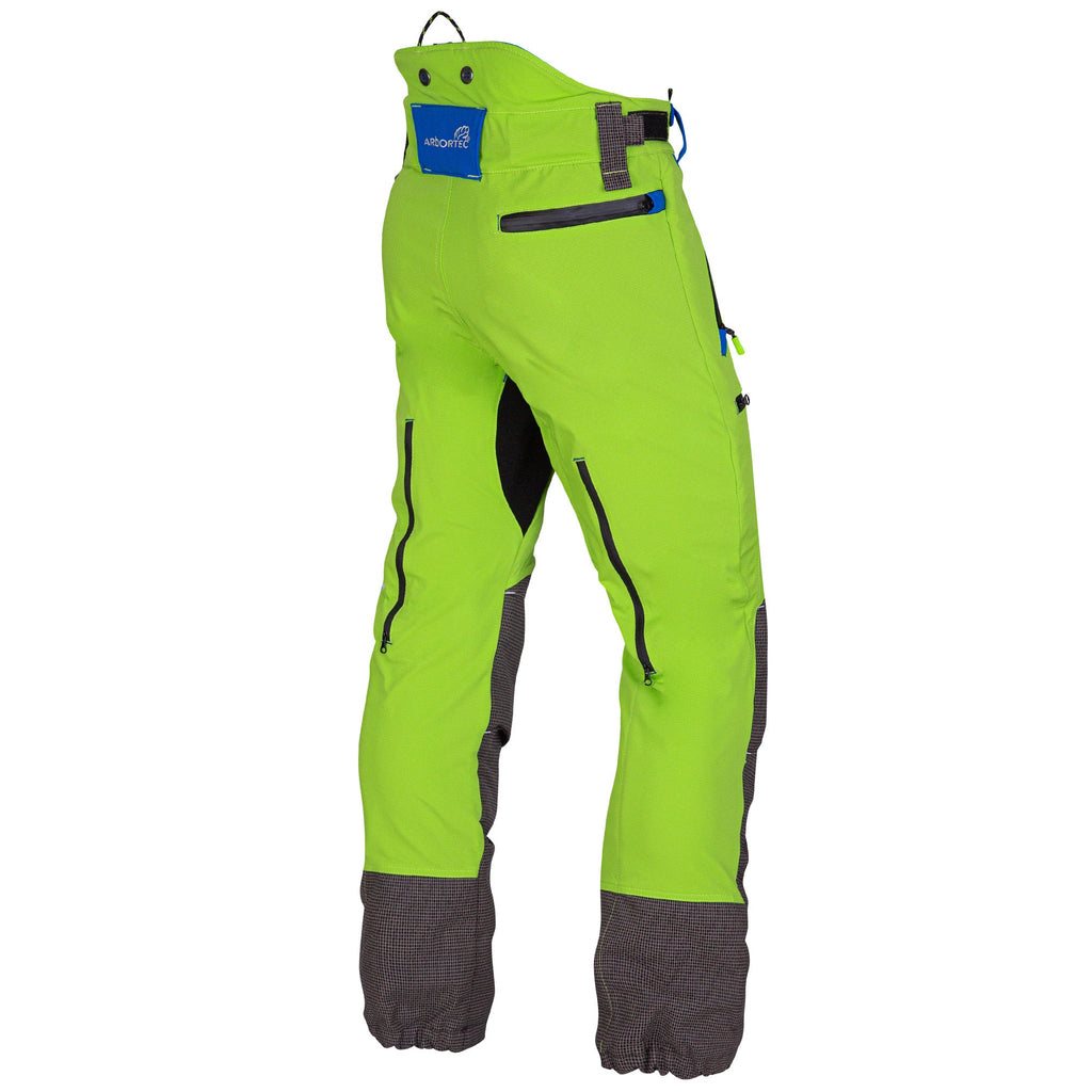 AT4060 Breatheflex Pro Chainsaw Pants Design A Class 1 - Lime - Arbortec US