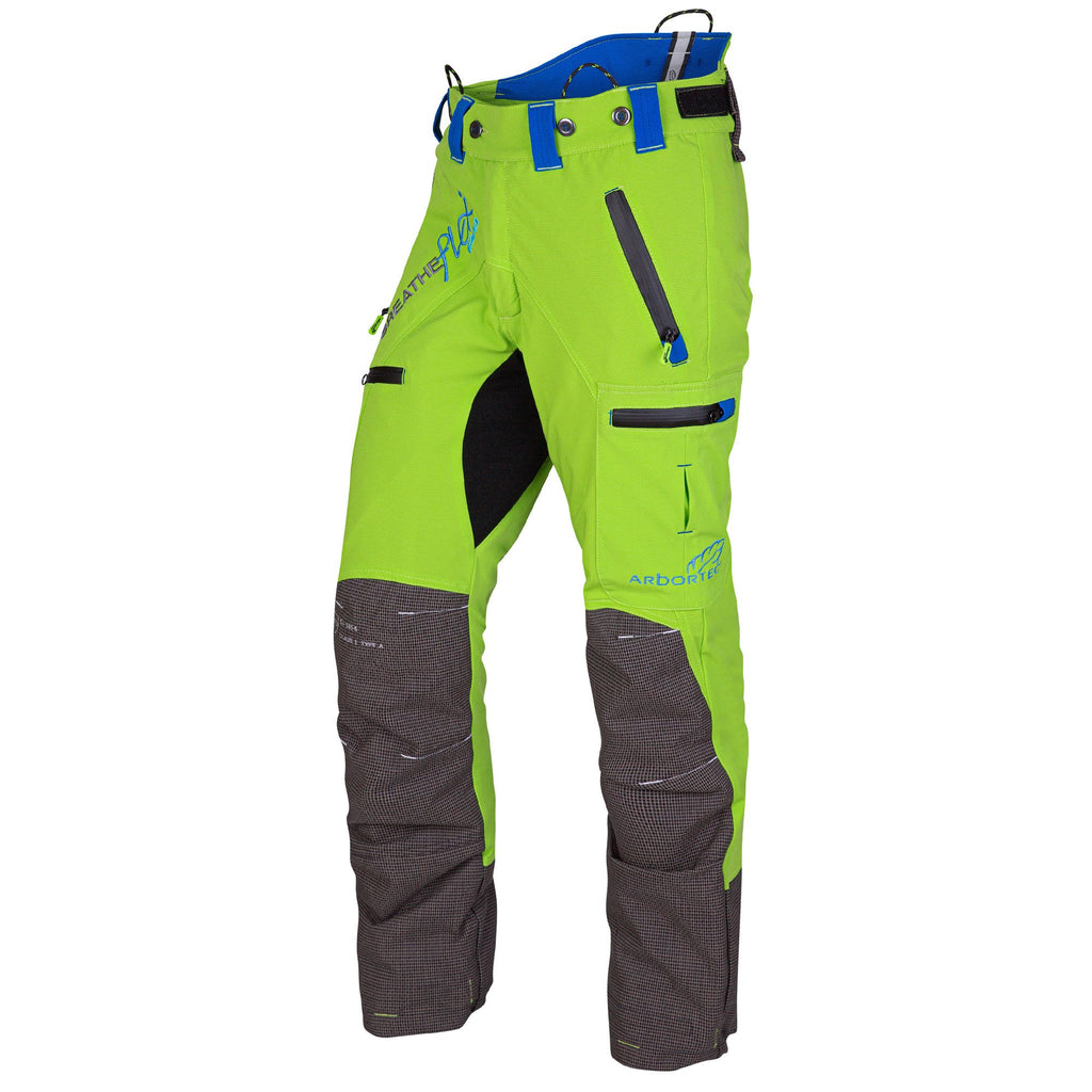 AT4060 Breatheflex Pro Chainsaw Pants Design A Class 1 - Lime - Arbortec US