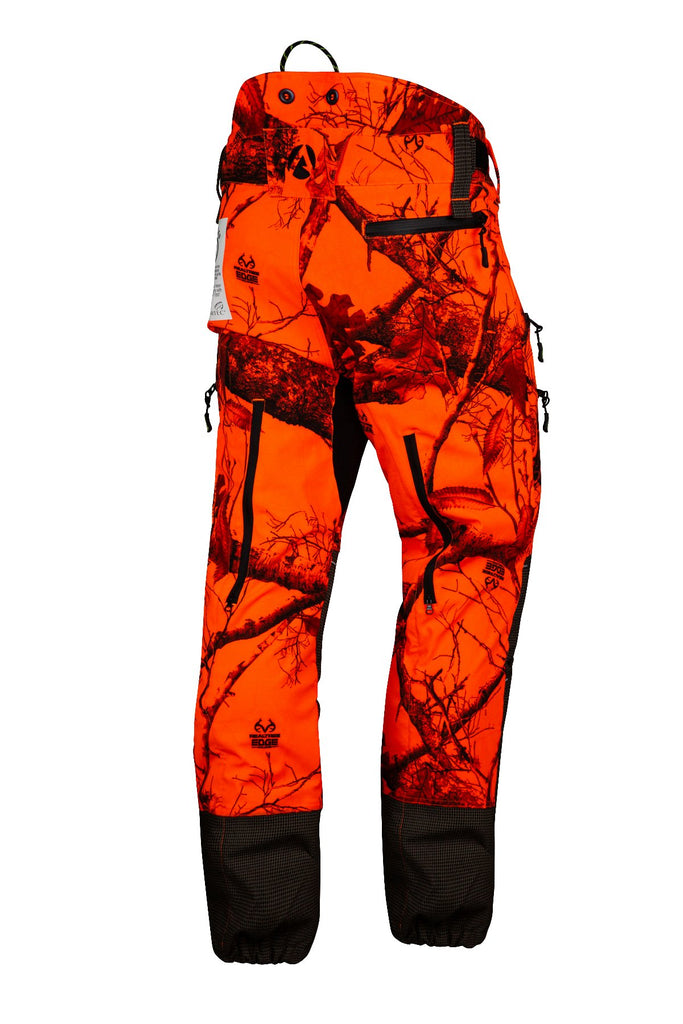 AT4060 UL - Breatheflex Pro Realtree Chainsaw Pants Design A/Class 1 - Orange - Arbortec US