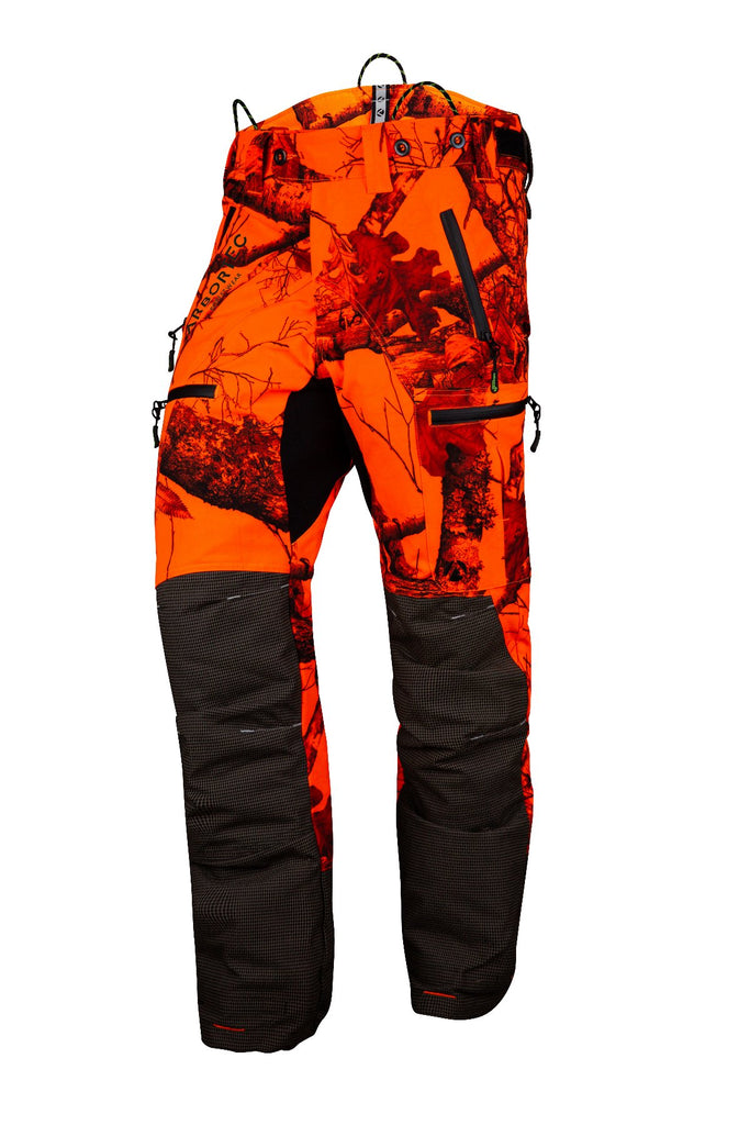 AT4060 UL - Breatheflex Pro Realtree Chainsaw Pants Design A/Class 1 - Orange - Arbortec US