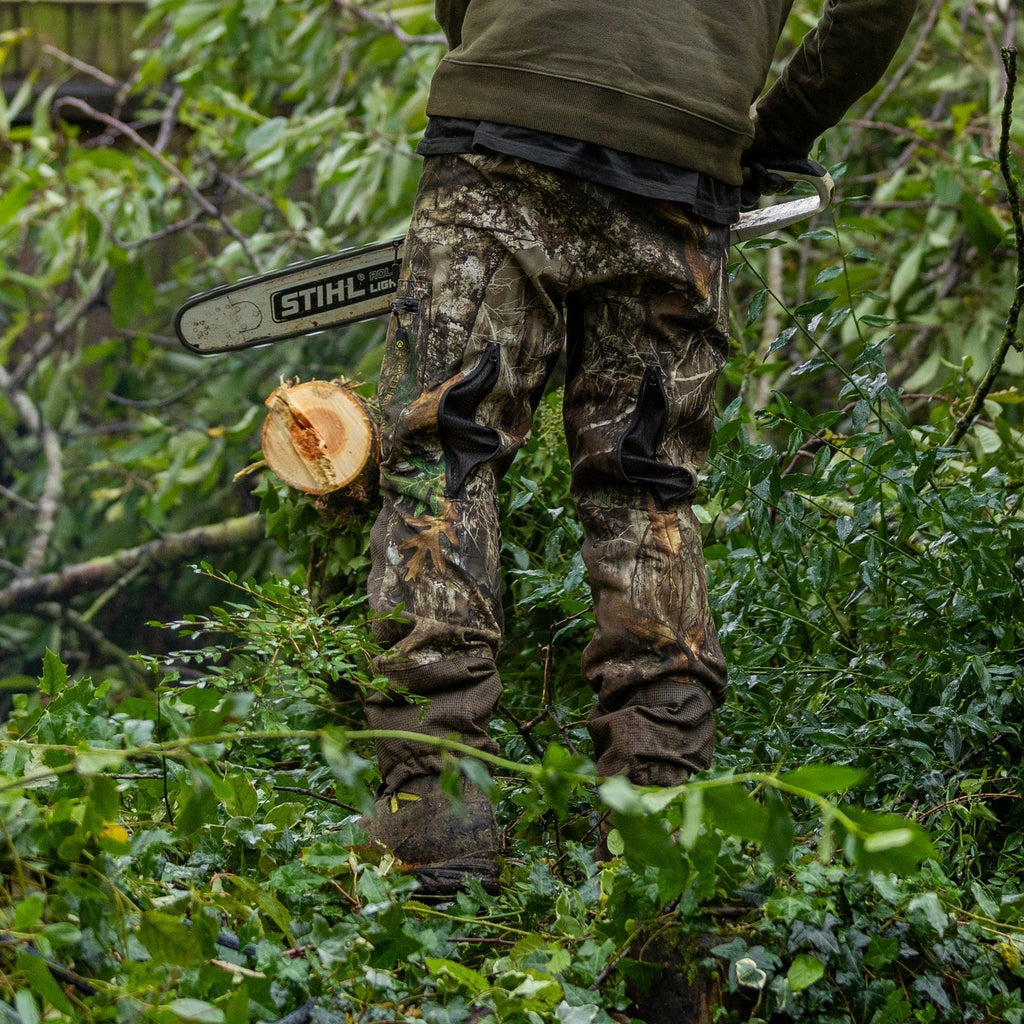 AT4060 UL - Breatheflex Pro Realtree Chainsaw Trousers Design A/Class 1 - Brown - Arbortec US