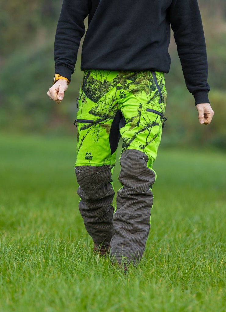 AT4060 UL - Breatheflex Pro Realtree Chainsaw Trousers Design A/Class 1 - Lime - Arbortec US