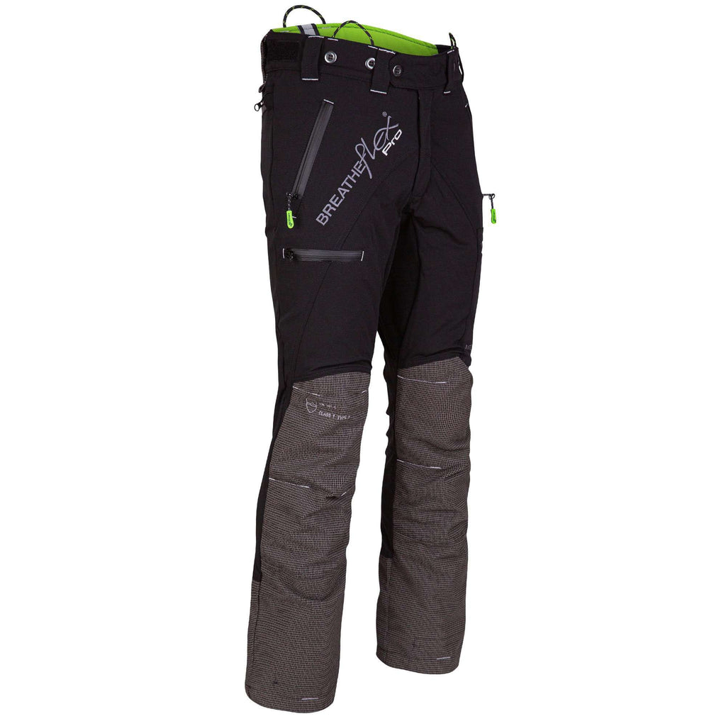 AT4060(US) Breatheflex Chainsaw Pants UL Rated - Black - Arbortec US