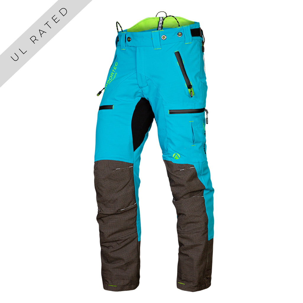 AT4060(US) Breatheflex Pro Chainsaw Pants UL Rated - Aqua - Arbortec US