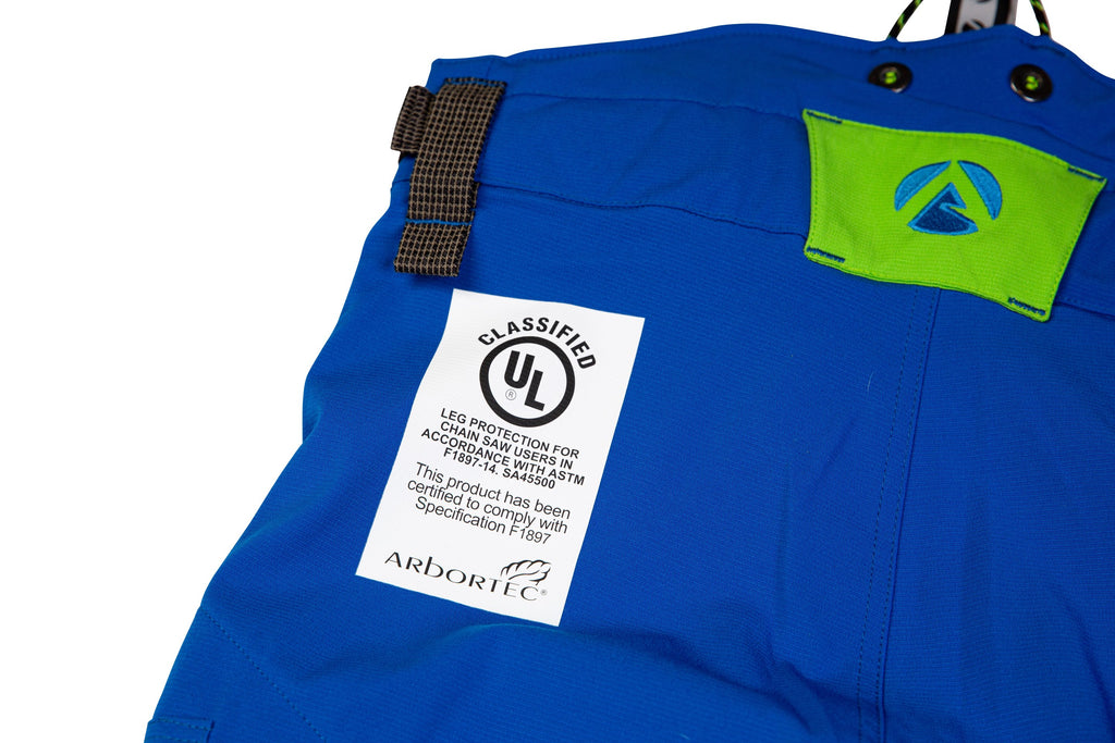 AT4060(US) Breatheflex Pro Chainsaw Pants UL Rated - Blue - Arbortec US