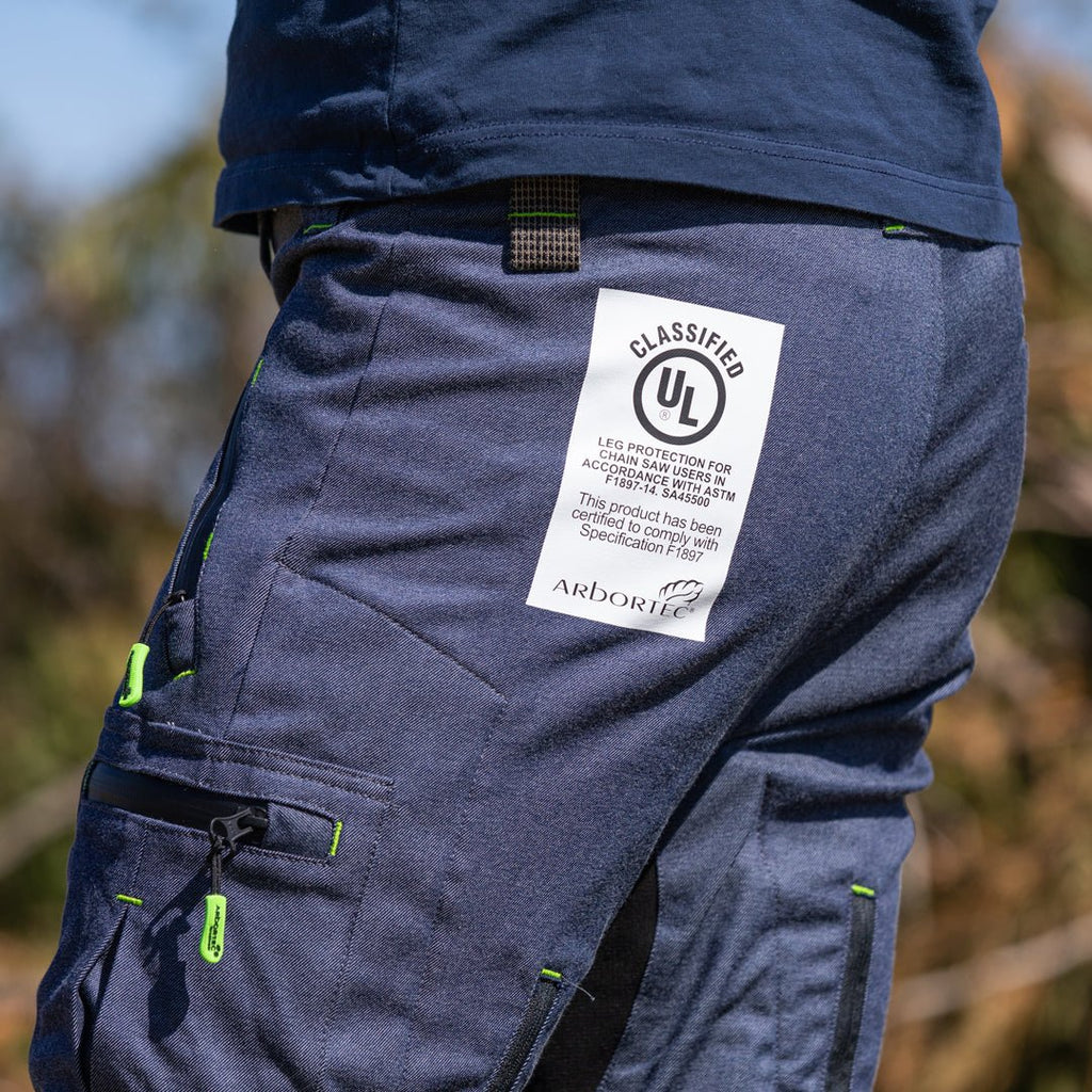 AT4060(US) Breatheflex Pro Chainsaw Pants UL Rated - Denim Blue Legacy - Arbortec US