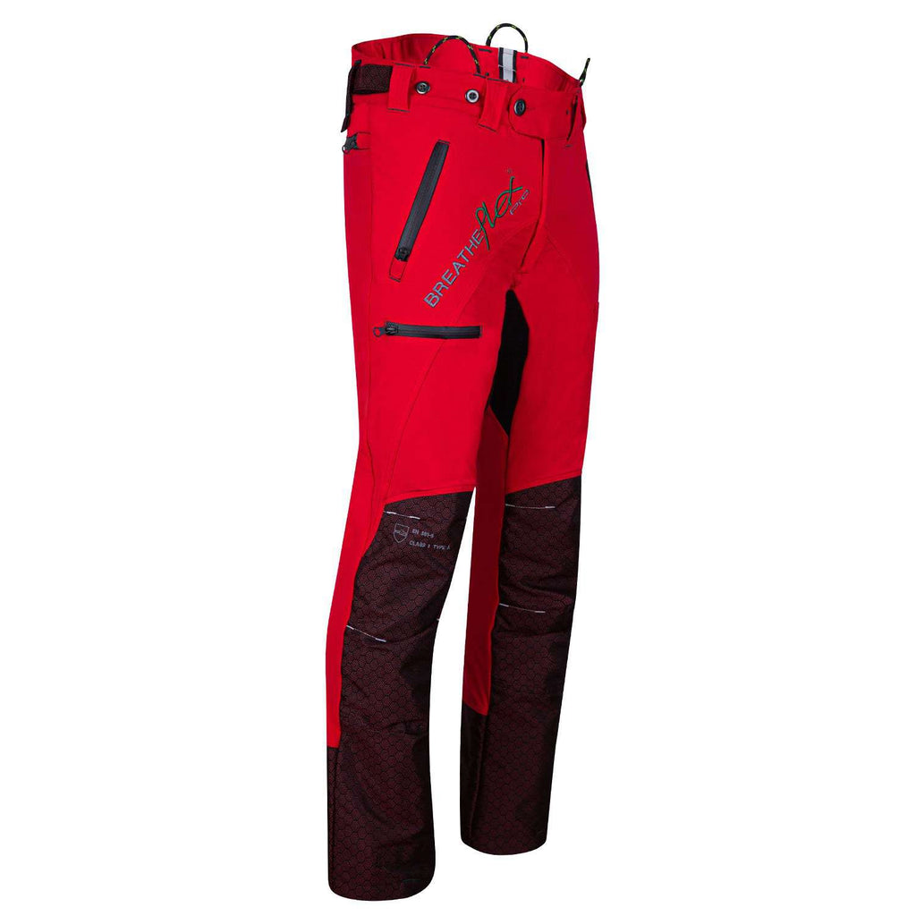 AT4061 Freestyle Chainsaw Pants Design A Class 1 - Red - Arbortec US